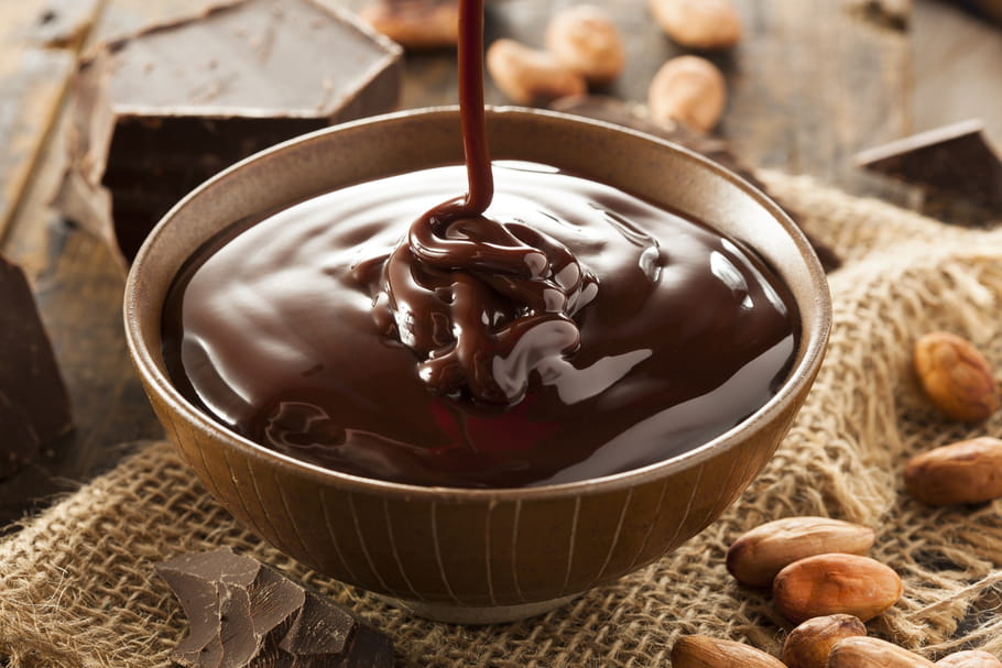 bol de chocolat fondu